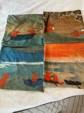 Boho pillow cover set, 4